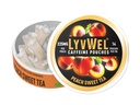 LyvWel Ultra Coffein Pouch - Peach Sweet Tea - 225mg Natural Coffein with Guarana - Clean Energy for Focus & Food - 1-Pack (15 Pouches)