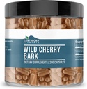 Earthborn Elements Wild Cherry Bark 200 Kapsler, Pure & Ufortyndet, Ingen tilsætningsstoffer