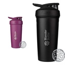 BlenderFlaske 24-Ounce rustfrit stål shaker cups med Wire Whisk, Plum og sort