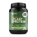 Optimum Nutrition Gold Standard 100% Plant Based Protein Powder, Gluten Free, Vegan Protein for Muscle Support and Recovery med Aminosyrer - Creamy Vanilla, 20 Servere (Packaging May Vary)