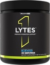 Regel 1 Lytes - Hydration Support Mix Featuring 5 Electrolyte Minerals Forbedret med Citrullin, kokos vand, og Watermelon Powders, Plus Antioxidant C-vitamin (40 Servere, Blue Razz)