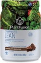 PlantFusion Complete Lean Plant Protein Powder - Prebiotic Fiber, Superfoods & fordøjelsesenzymer - Vegan, Gluten Free, Soy Free, Non- GMO - Chokolade Brownie 1 LB