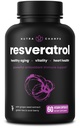 NutraChamps Resveratrol supplement, ekstra styrke Formel for sund aldring, immunforsvar, 60 Vegan kapsler med Trans- Resveratrol, Green Tea Leaf, Acai Berry & Grape Seed Extract