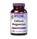 Bluebonnet Nutrition Calcium & Magnesium, Knoglesundhed *, Non- GMO, Vegan, Kosher Certificeret, Gluten- fri, Soy- fri, 90 Vegetabilske kapsler, 30 Servere