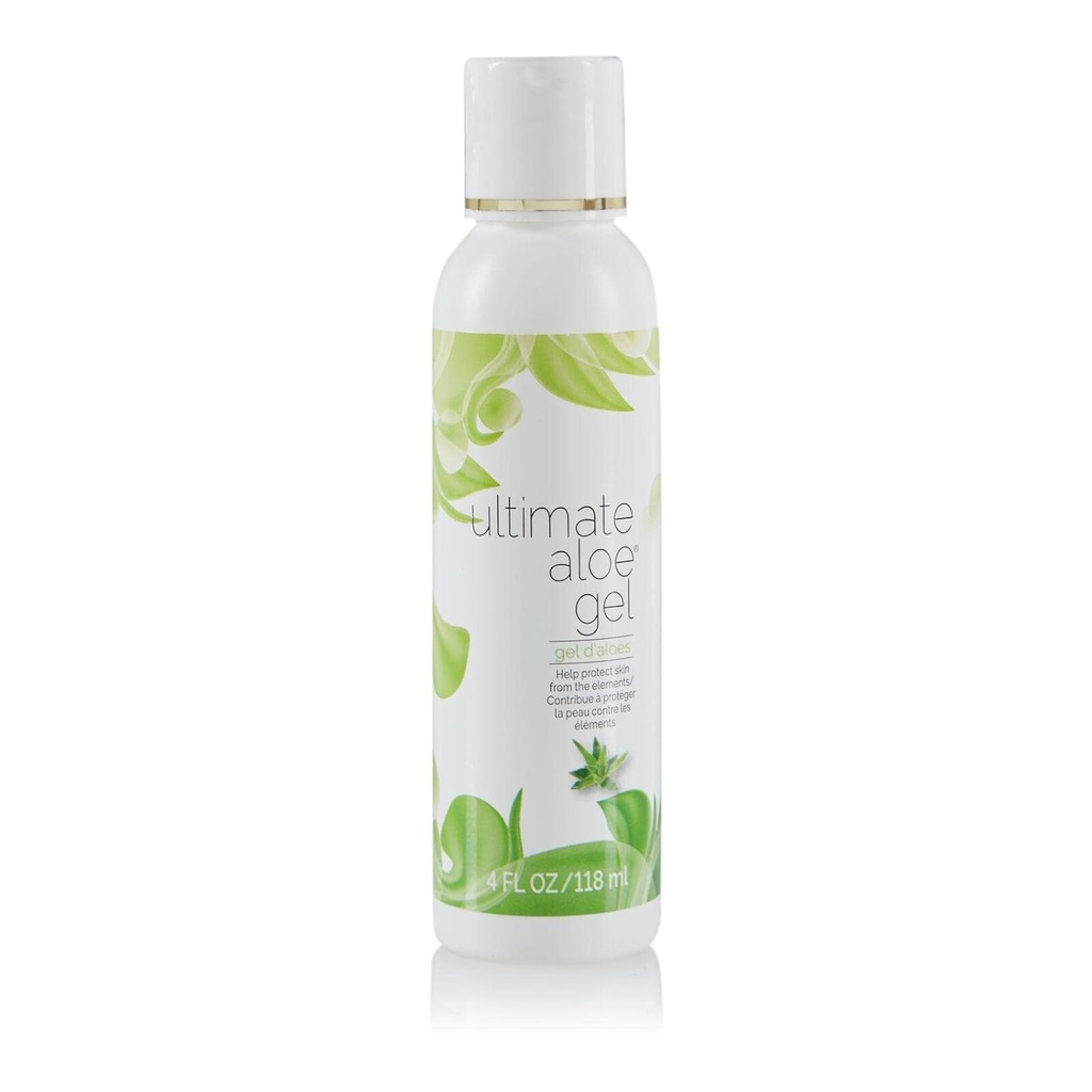 Ultimate Aloe Gel - Indeholder enzymer, aminosyrer, vitaminer og mineraler, Relieves Sunburn, Relieves Dry Skin, Insect Bites, Irritations og Mindre Scrapes, Market America (4 oz. / 116 ml)
