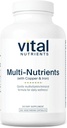 Vital Nutrients Multi- Nutrients 4 Yep 124; Citrate / Malate Formel (med kobber og jern) Dex124; Multi Vitamin / Mineral Formel med Potent Antioxidanter Dex124; Biotilgængelig Form Dex124; Non- GMO Dex124; 180 Kapsler