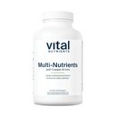 Vital Nutrients Multi- Nutrients 4 Yep 124; Citrate / Malate Formel (med kobber og jern) Dex124; Multi Vitamin / Mineral Formel med Potent Antioxidanter Dex124; Biotilgængelig Form Dex124; Non- GMO Dex124; 180 Kapsler
