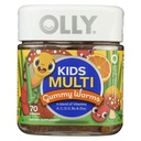 OLLY Kids Multivitamin Gummy Worms, Samlet sundhed og immunforsvar, Vitaminer og mineraler A, C, D, E, B og zink, Chewable Supplement, Sour Fruit Punch, 45 Day Supply - 70 Greve