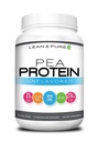 Lean & Pure Pea Protein Powder, Vegan, Low Carb, 25g protein, Ikke GMO, Gluten Free, 27 Servering, 843g