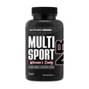 NutraBio Multisport for Kvinder - Kvinder MultiVitamin - 33 Vitamin, Mineraler, Mikronæringsstoffer - Rig i antioxidanter - Understøtter Peak Atletisk ydeevne, Energi, Metabolisme (120 Vegetabilske kapsler)