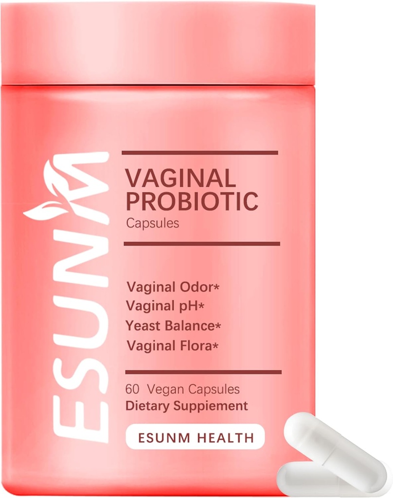 Kvinder Vaginal Health Supplement, Vaginal Probiotika for kvinder pH Balance Prebiotika & Lactobacillus Probiotika, Fremme sund vaginal Odor & Vaginal Flora, 60 Greve