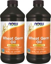 Now Supplements, Hvede Germ Oil with Essential Fatty Acids (EFA), Nutritional Oil, 16 -Ounce (pakke med 2)