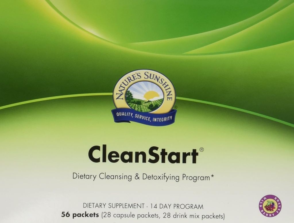 NATUR SUNSHINE Cleanstart Capsules, Wildberry, 56 Greve