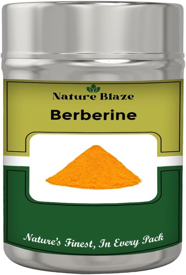 Ayurvedic Berberine Extract Powder (125gm / 4.5 Oz in Steel Box)