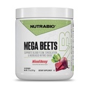 NutraBio Organic Beet Root Powder Superfood med nitrater og antioxidanter - Understøtter ydeevne, cirkulering, blodgennemstrømning, og samlet sundhed - ikke-GMO, Vegetar, 30 Serveringer