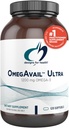 Design for sundhed OmegAvail Ultra TG Fish Oil 1200mg - Triglycerid Form Omega 3 Fish Oil Supplement med DHA / EPA - No Fishy Eftersmag (120 Softgels)