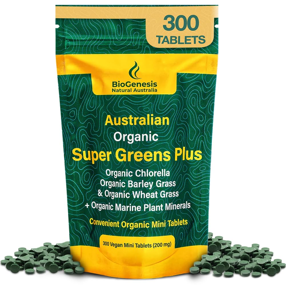 Biogenese SuperGreens Plus tabletter - 300 Greve (200 mg)