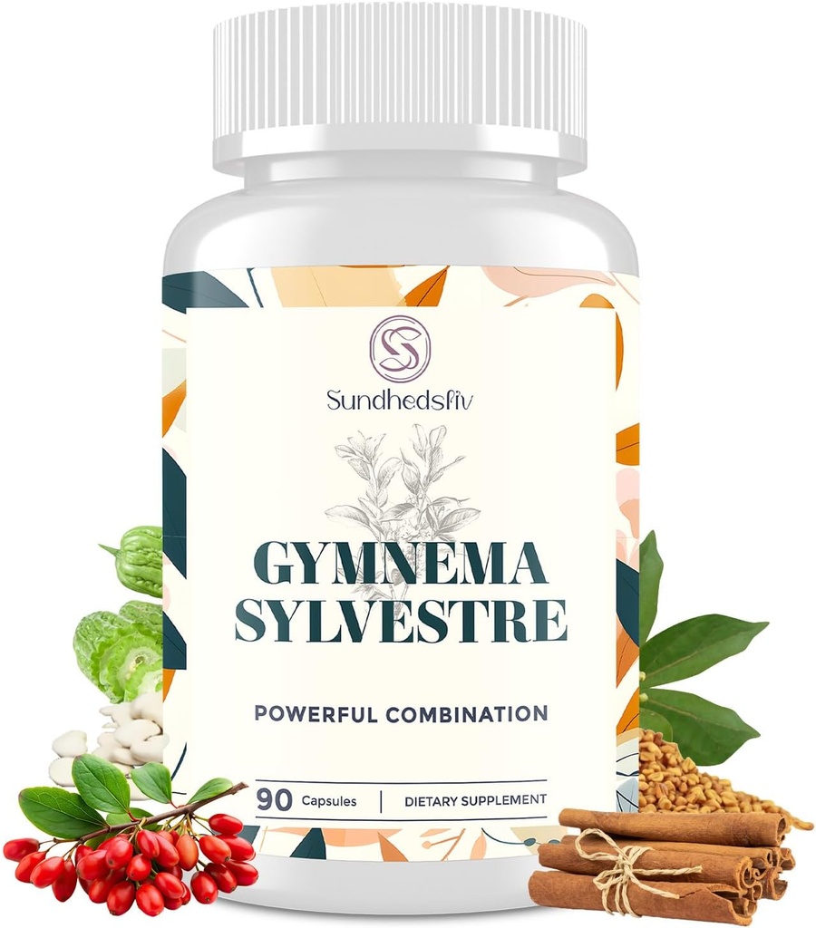 16 i 1 Blxxd Sugr Effektiv Gymnema Sylvestre Supplement 2100MG