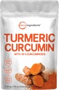 Gurkemeje Extract 95% Curcuminoids (Natural Gurkemeje Extract og Gurkemeje Kosttilskud), 100 Bedste, Rich in Antioxidants for Joint & Immune Support, Ingen GMO 'er, Vegansk Friendly, India Origin