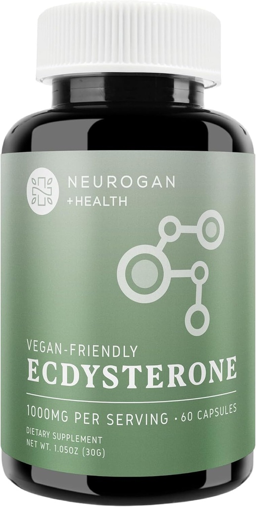 Neurogan Ecdysterone Kapsler er 124; 1000 MG - 60 Greve er 124; Understøtter muskelvækst & ydeevne, sund kropssammensætning og immunfunktion er 124; Plant- baseret formel for styrke og udholdenhed