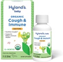 Hyland 's Baby Organic Hough Syrup og immunforsvar med Agave, Elderberry og Pomegranate, Sothes Hough, og støtter Immunitet, Daytime, 2 Fl. Oz.