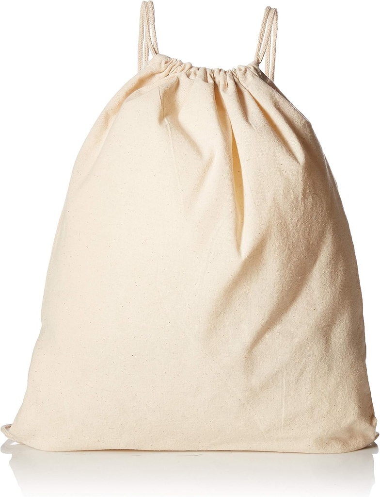 TBF 12 Pack Bulk Cotton Canvas Løbegang rygsække (14 "W x 18" H) - Perfekt til det selv, håndværk, begivenheder og mere