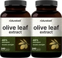 2 Pack Olive Leaf Extract 30000mg, 480 Total Capsules Removal 124; 40% Active Oleuropein, 50: 1 Herbal Ækvivalent - Rich in Polyphenol & Flavonoid Antioxidanter for Immunum & Heart Health - Non- GMO