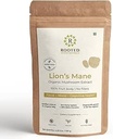 ROOTED Activity 's Lions Mane Mushroom Extract Powder USDA Organic, 38% Verified Beta Glucans - 124; Cognition, Clarity, Focus & Mood, Brain Health Support (4.23 Ounce)