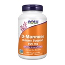 Now Foods Supplements, D- Mannose 500 mg, Non- GMO Project Verified, Sund urinveje *, 240 Veg kapsler