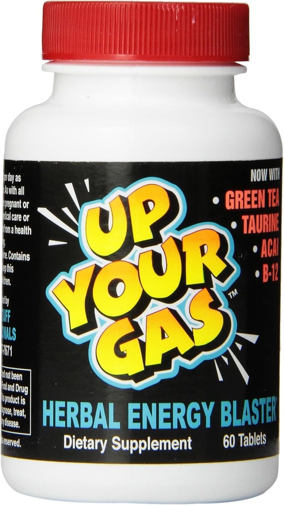 UP Your Gas Herbal Energy Blaster Tablets, 60 Count
