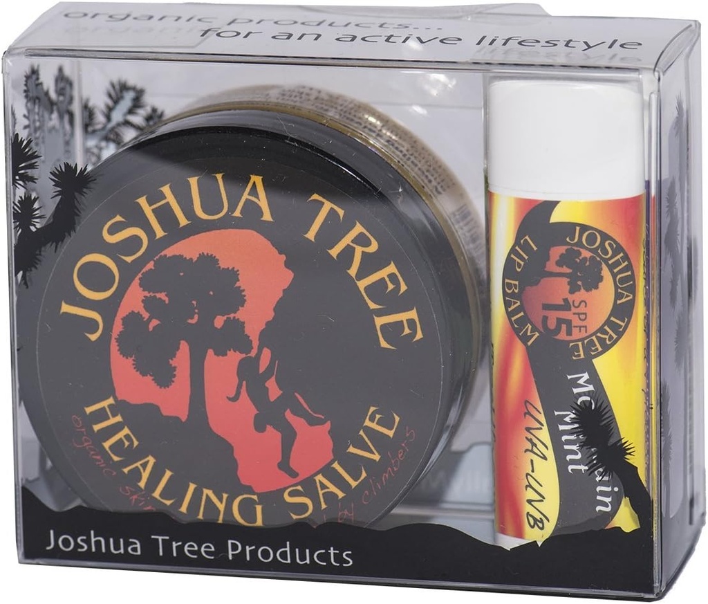 Joshua Tree Organic Climbing Salve Hudbeskyttelse Gavesæt