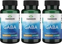 Swanson GABA - Aminosyretilskud til fremme af ro og afspænding til støtte for afslappende søvn - høj potens formel til støtte for sunde stress niveauer - (100 kapsler, 500mg hver) (3 Pack)