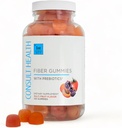 Consult Health Fiber Supplement Gummies - Sukker Free Multi Fruit Flavor - 6g Prebiotic Plant Based Fiber Blend - 120 Tæl