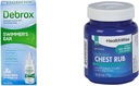 Debrox Swimmer 's Ear Drops, 1 Fl Oz og HealthWise Medicated Chest Rub, 4 oz. Bundle