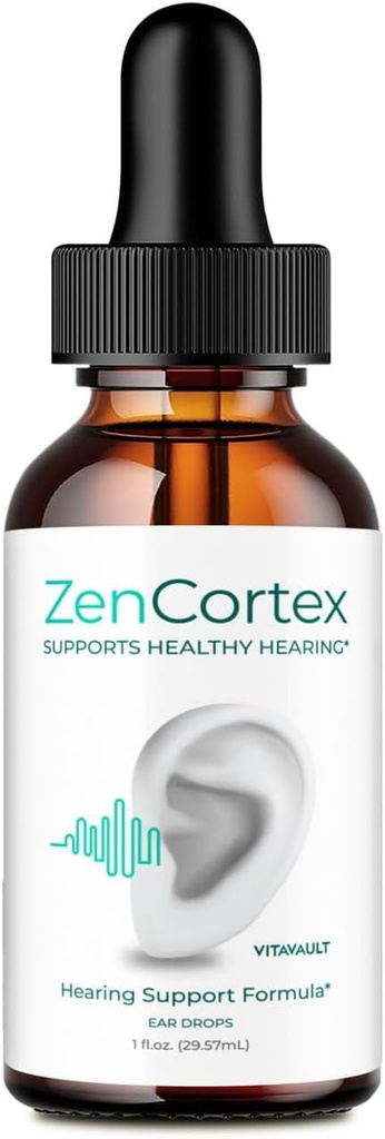 ZenCortex Tinnitus Relief til Ringende Øre Drops, Zen Cortex Tinnitus supplement ZenCortex sund Øre Support - Maksimal styrke Avanceret Formel ZenCortex Drops Anmeldelser (1 pakke)