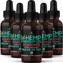 Hamp Oil- 5 Packs- High Potensy Hamp Seed Oil- Organic Extract, Full Flavor Natural Benefit-Made in USA- for Hud, Relief, Sleep, Call, Discomfort, Muskler, Massage- Safe for Pets- Full Omega 3, 6, 9