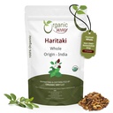 Organic Way Haritaki Whole (Chebulic Myrobalan) Name 124; Terminalia Chebula (Yellow Myrobalan)