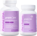 Premom Prenatal Pre & Probiotika + Prenatal DHA Fish Oil