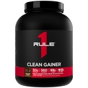 Regel 1 Clean Gainer - High- Protein Lean Gain Formel med 560 kalorier, 30g Full- Spectrum Protein, Over 90g Carbs, Under 6g af fedt (15 Servere, Chokolade Fudge)