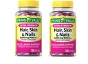 Anaxa Spring Valley Extra Strength Biotin Hår, Hud & Nails Kosttilskud, 5.000 mcg, 120 Greve (pakke med 2), 240 Greve (pakke med 1)