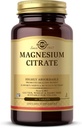Solgar Magnesium Citrate - 60 tabletter - fremmer sunde knogler, støtter Nerve & Muskelfunktion - Højt Absorberbare - Non-GMO, Vegan, Gluten Free, Kosher - 30 Serveringer