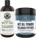 Venstre kyst Performance 32oz Premium MCT Oil og 16oz Unflavored MCT + Collagen Powder