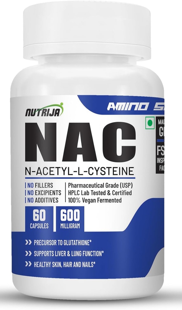 N- acetyl CYSTEINE (NAC) (600 MG) - 60 kapsler
