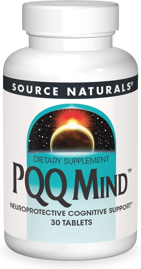 Source Naturals PQQ Mind, Neuroprotective Cognitive Support* - 30 Tablets