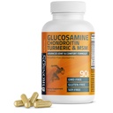 Bronson Glucosamine Chondroitin Gurkemeje & MSM Advanced Joint & Cartiage Formel, understøtter sunde Joints, Mobilitet & Cartiage - Non- GMO, 90 Kapsler