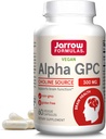 Jarrow Formulas® Alpha GPC, 300mg, Dietary Supplement, Brain Health Supplements for Adults, 60 Veggie Capsules, 30 Day Supply