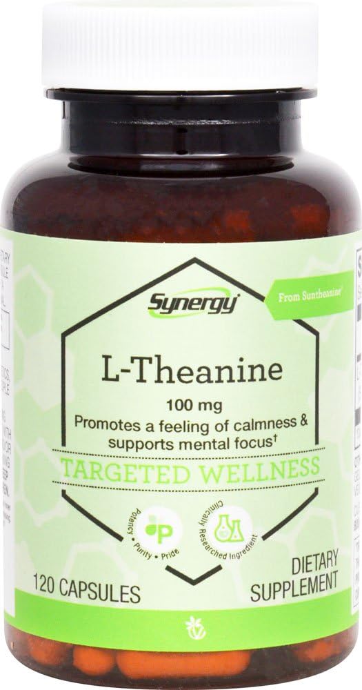 Vitacost Synergy L- Theanin fra Suntheanine ® -- 100 mg - 120 kapsler