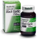 HealthAid Black Hvidløg 30 Vegicaps 750 mg