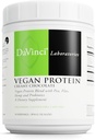 DAVINCI Labs Vegan Protein - Powder Support Support Support Muscle & Tissue Repair * - Vegan Supplement med Pea Protein & Flax Seed - cremet chokolade, 30 Servere (894 g)