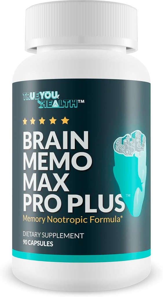 Brain Memo Max Pro Plus - Top Memory & Brain Memo Max Pro Supplement - Support Improved Memory & Mental Acuity - Aid Natural Brain Function - Support Focus, Mental Recovery, & Energy
